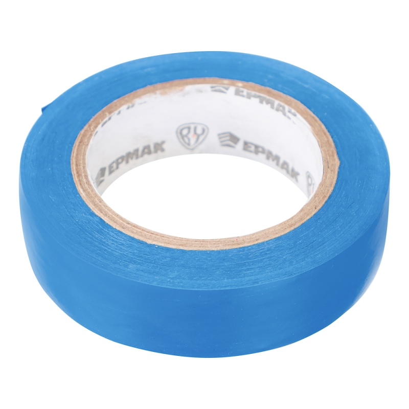 ЕРМАК Изолента ПВХ в/с синяя, шир. 15+-2мм, 10м, толщ 0,15мм ЕРМАК Изолента ПВХ в/с синяя, шир. 15+-2мм, 10м, толщ 0,15мм