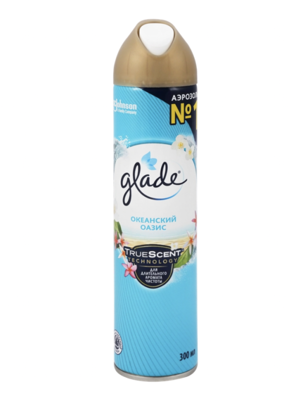 Освежитель воздуха GLADE Океанский оазис, 300мл Освежитель воздуха GLADE Океанский оазис, 300мл