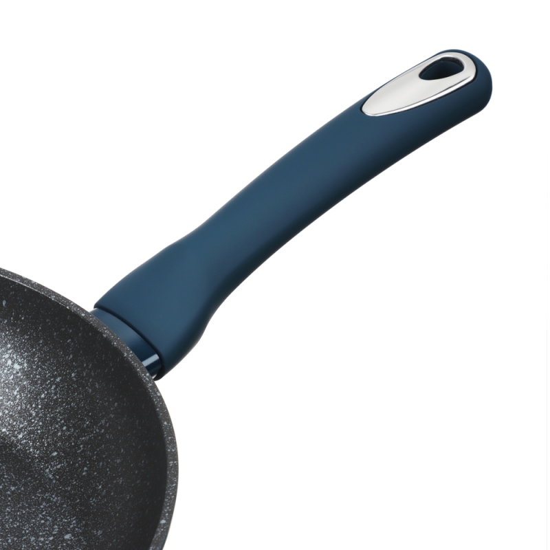 SATOSHI Ривьера Сковорода литая d28см, антипригарное покрытие мрамор, индукция SATOSHI Ривьера Сковорода литая d28см, антипригарное покрытие мрамор, индукция