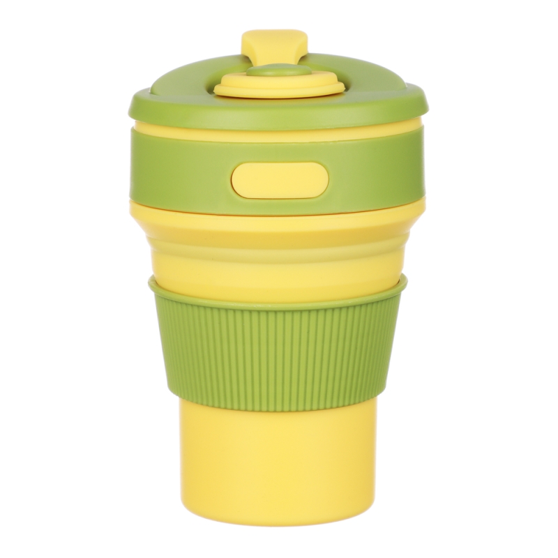 VETTA Стакан складной с крышкой, 12,7х8,8см, силикон, полипропилен VETTA Стакан складной с крышкой, 12,7х8,8см, силикон, полипропилен