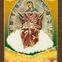 Икона БМ "Спорительница Хлебов" 4х6 на МДФ-6
