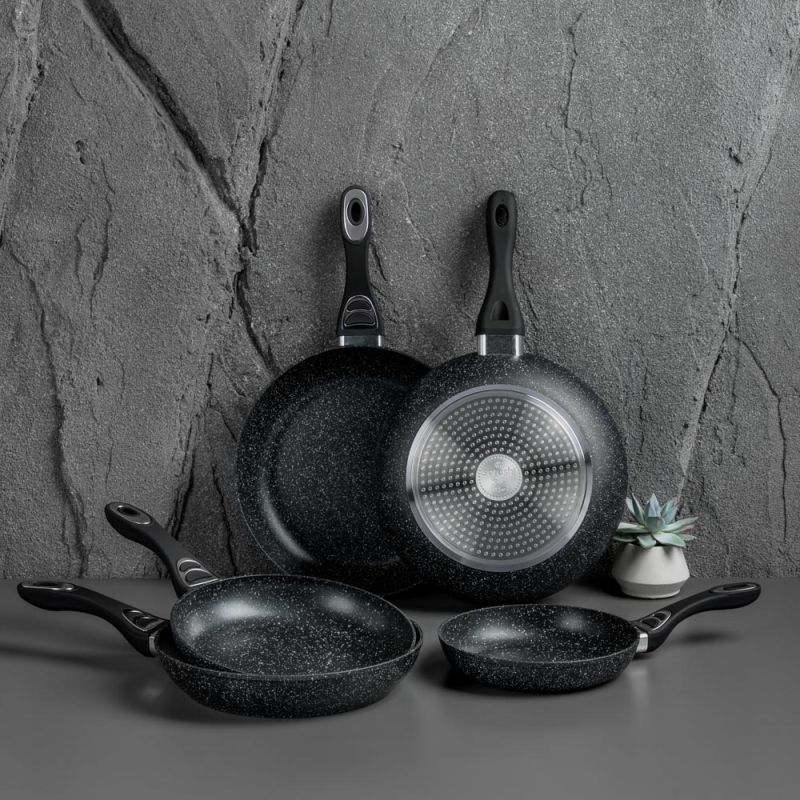 SATOSHI Танто Сковорода литая d26см, антипригарное покрытие Мрамор, индукция SATOSHI Танто Сковорода литая d26см, антипригарное покрытие Мрамор, индукция