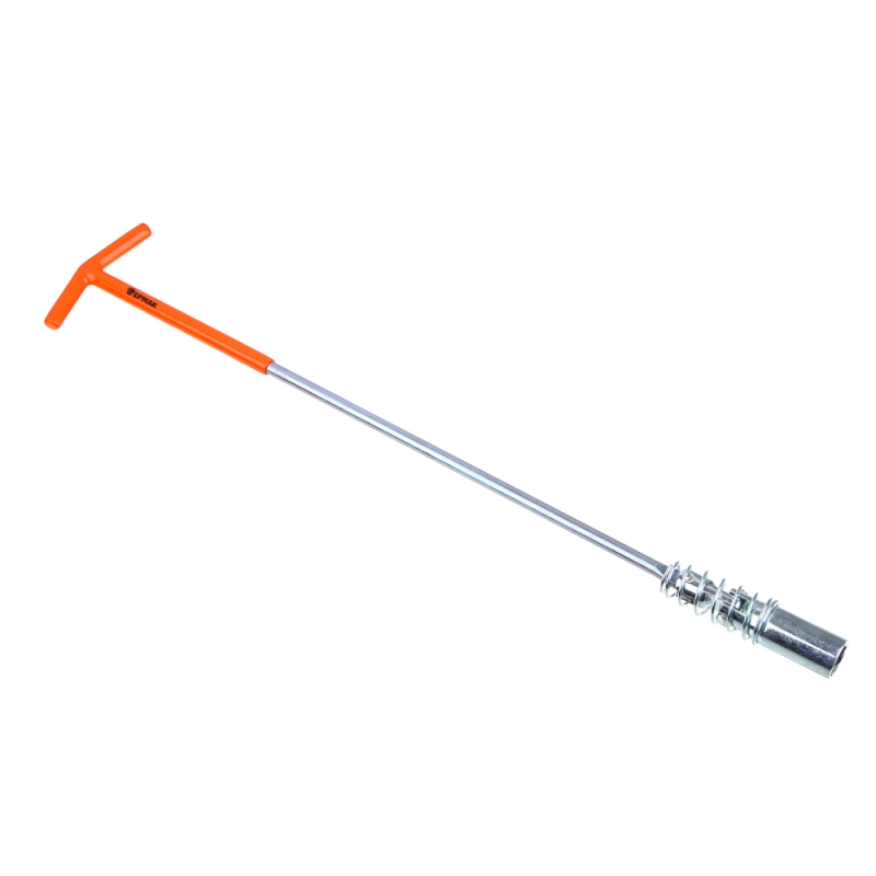 ЕРМАК X-PRO Ключ свечной карданный с резиновой вставкой 16x500мм ЕРМАК X-PRO Ключ свечной карданный с резиновой вставкой 16x500мм