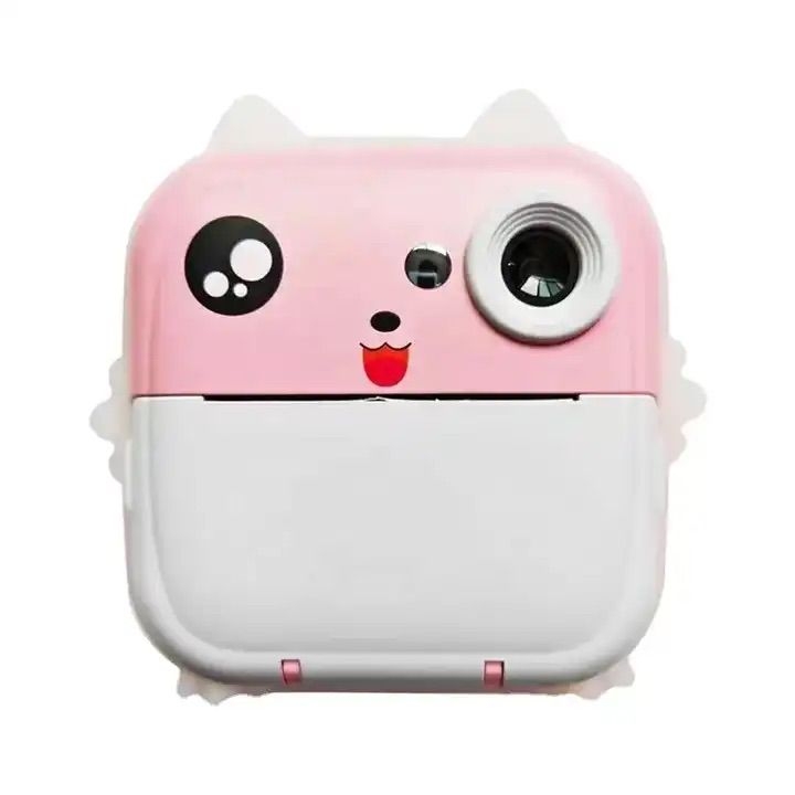 Детский фотоаппарат моментальной печати цвет розовый Детский фотоаппарат моментальной печати цвет розовый