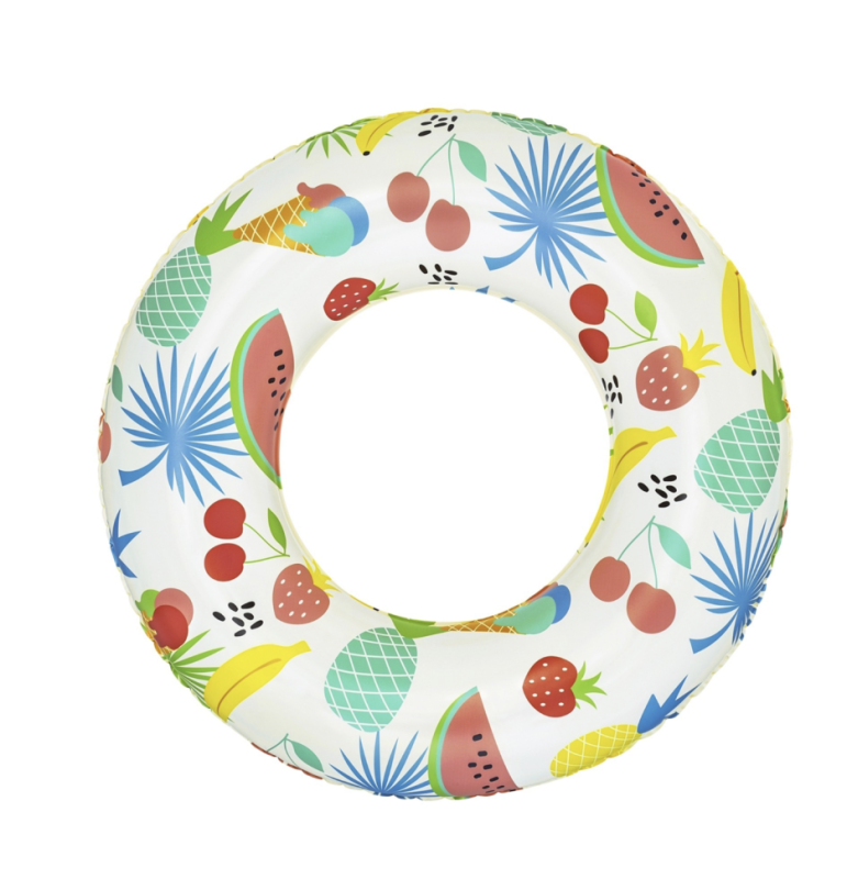 Круг надувной для плавания «Тропики», d=61 см, от 3-6 лет, фрукты Круг надувной для плавания «Тропики», d=61 см, от 3-6 лет, фрукты