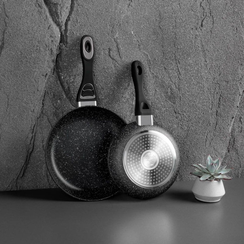 SATOSHI Танто Сковорода литая d24см, антипригарное покрытие Мрамор, индукция SATOSHI Танто Сковорода литая d24см, антипригарное покрытие Мрамор, индукция