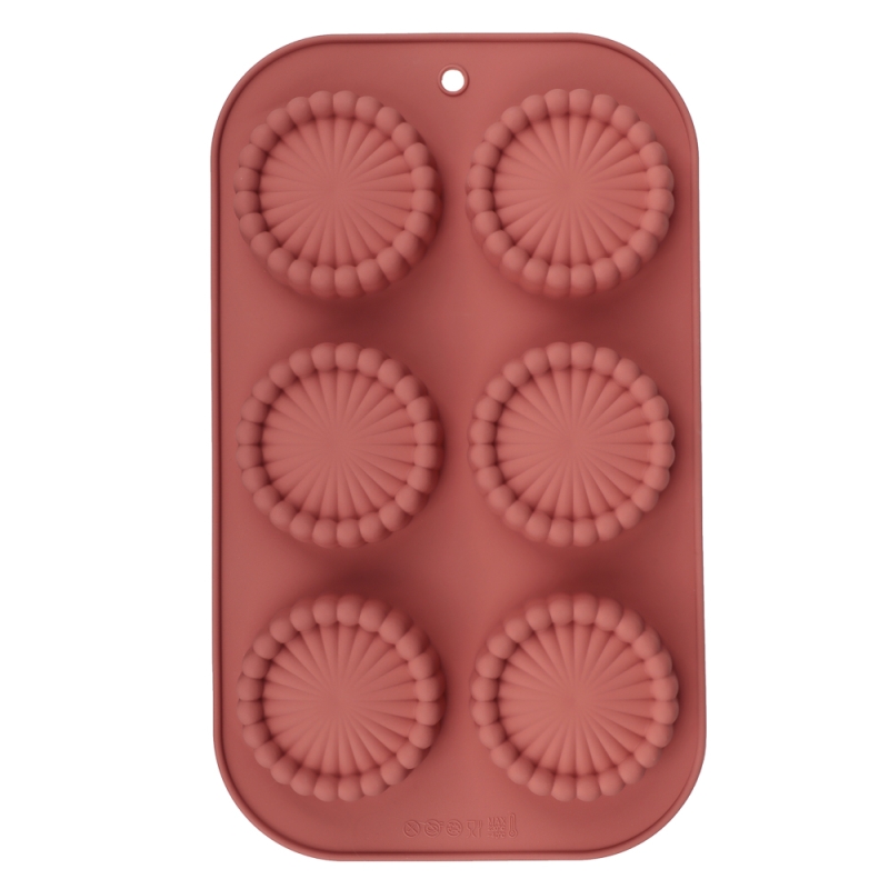 VETTA Форма силиконовая 6 ячеек, 29x17x2см VETTA Форма силиконовая 6 ячеек, 29x17x2см "Шарлотка"