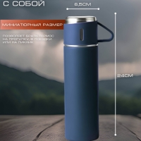 ТЕРМОС VACUUM FLASK SET синий