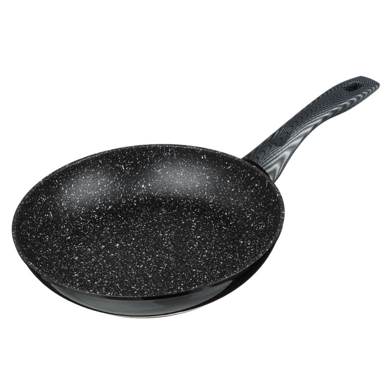 SATOSHI Карбон Сковорода литая d24см, антипригарное покрытие Мрамор, индукция SATOSHI Карбон Сковорода литая d24см, антипригарное покрытие Мрамор, индукция