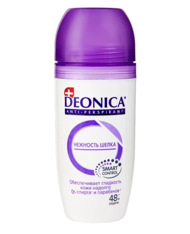 Антиперспирант роликовый женский DEONICA Нежность шелка, 50мл Антиперспирант роликовый женский DEONICA Нежность шелка, 50мл