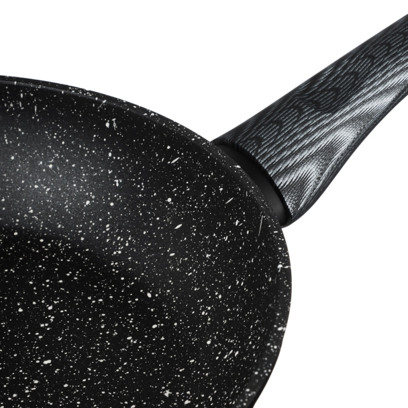 SATOSHI Карбон Сковорода литая d24см, антипригарное покрытие Мрамор, индукция SATOSHI Карбон Сковорода литая d24см, антипригарное покрытие Мрамор, индукция