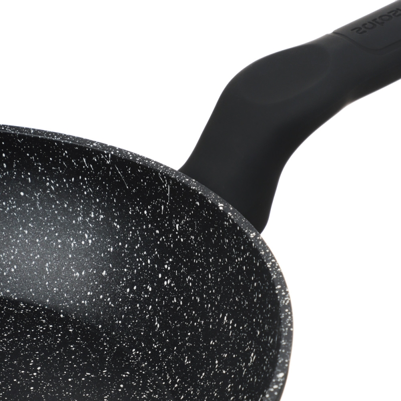 SATOSHI Стоун Сковорода литая d28см, антипригарное покрытие Мрамор, индукция SATOSHI Стоун Сковорода литая d28см, антипригарное покрытие Мрамор, индукция