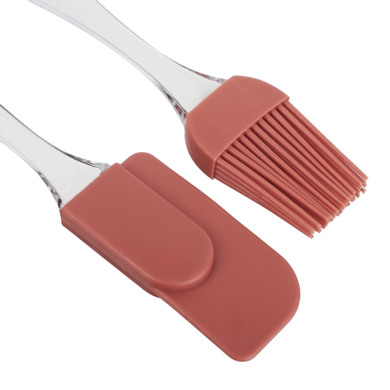 VETTA Набор для выпечки 2пр (кисточка 17см, лопатка 19см), силикон, 3 цвета VETTA Набор для выпечки 2пр (кисточка 17см, лопатка 19см), силикон, 3 цвета