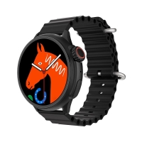 Смарт часы HW3 ULTRA MAX умные часы круглые спортивные smart watch ios android черные