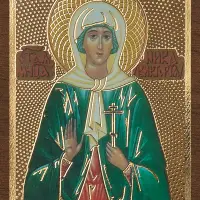 Икона "Ника (Виктория) Коринфская", вид 2, 4х6 на МДФ-6