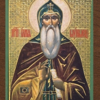 Икона "Илия Муромец" 4х6 на МДФ-6