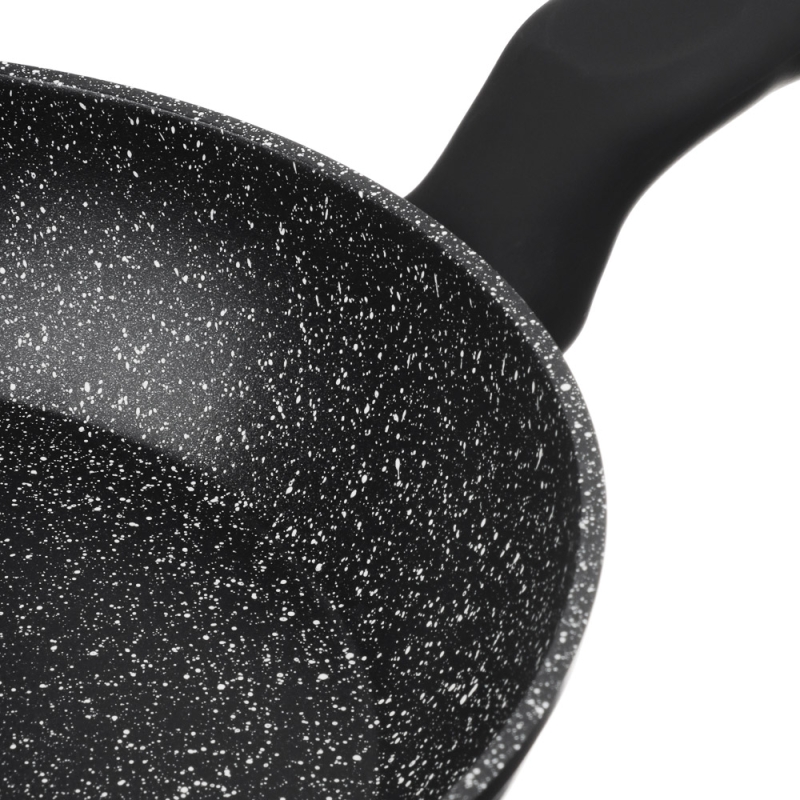 SATOSHI Стоун Сковорода литая d24см, антипригарное покрытие Мрамор, индукция SATOSHI Стоун Сковорода литая d24см, антипригарное покрытие Мрамор, индукция