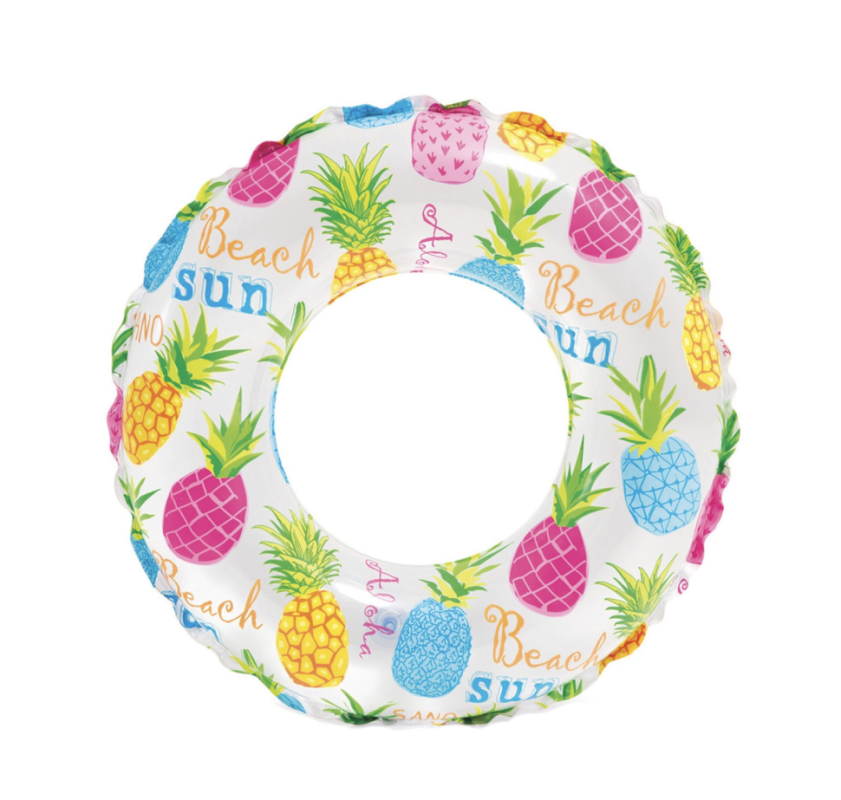Круг для плавания «Яркий», d=51 см, от 3-6 лет, ананасы