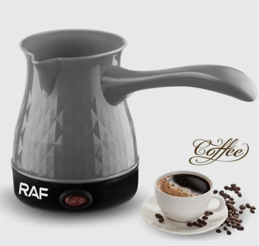 Турка электрическая 500мл 600вт серая