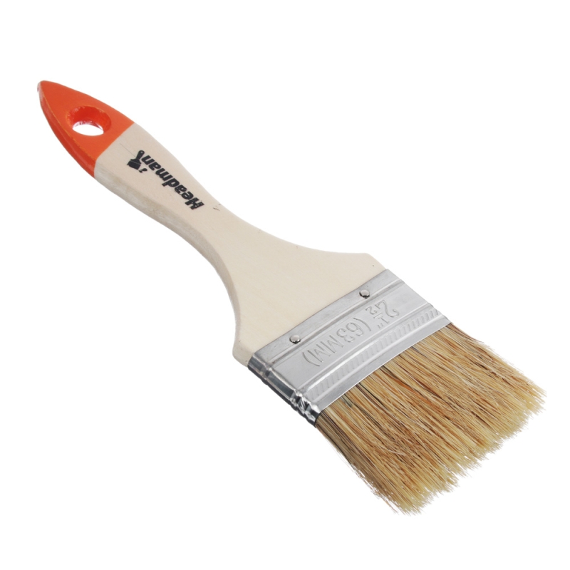 ЕРМАК Кисть малярная плоская ЕРМАК Кисть малярная плоская "Бейсик" нат. щетина 2,5" (63мм)