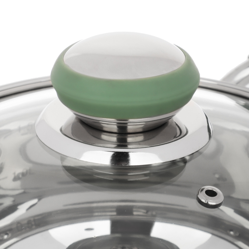 SATOSHI Марли Набор кастрюль 6 пр. (1,9л+3,6л+6,0л) со стекл. крышкой SATOSHI Марли Набор кастрюль 6 пр. (1,9л+3,6л+6,0л) со стекл. крышкой