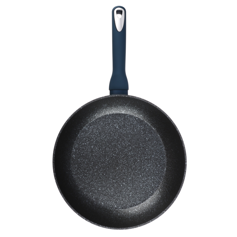 SATOSHI Ривьера Сковорода литая d28см, антипригарное покрытие мрамор, индукция SATOSHI Ривьера Сковорода литая d28см, антипригарное покрытие мрамор, индукция