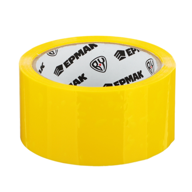 ЕРМАК Клейкая лента желтая 48мм x 50м ЕРМАК Клейкая лента желтая 48мм x 50м