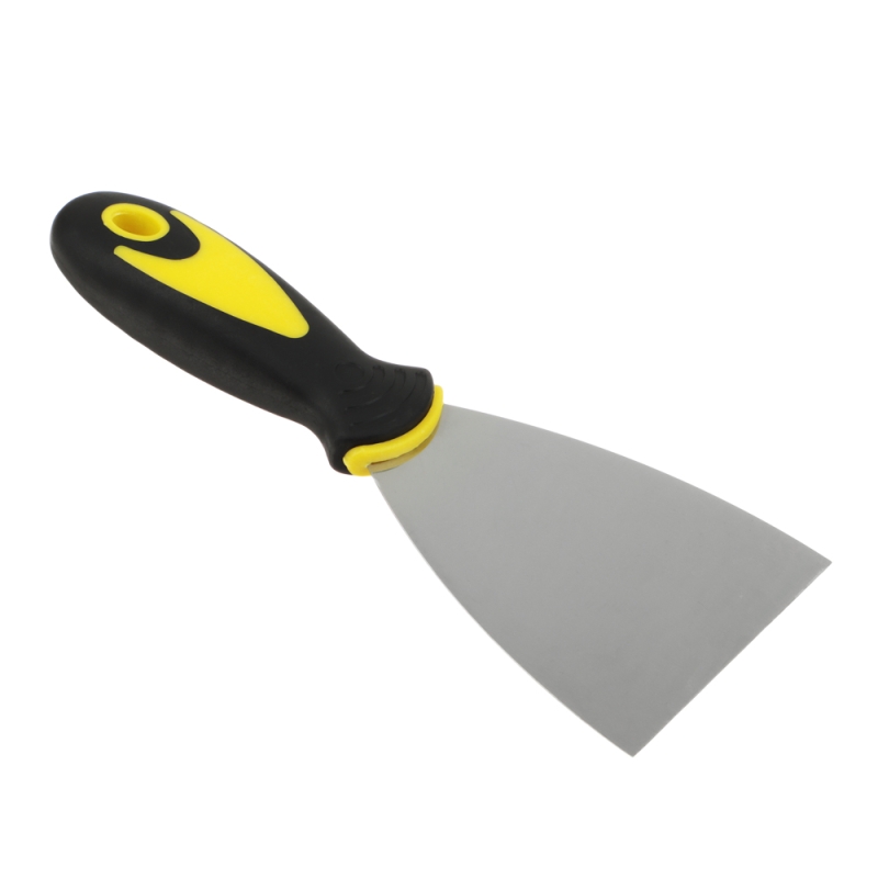 ЕРМАК Шпатель металл. с двухкомпонентной рукояткой, 75 мм ЕРМАК Шпатель металл. с двухкомпонентной рукояткой, 75 мм