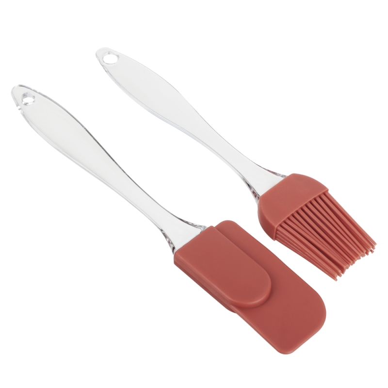 VETTA Набор для выпечки 2пр (кисточка 17см, лопатка 19см), силикон, 3 цвета VETTA Набор для выпечки 2пр (кисточка 17см, лопатка 19см), силикон, 3 цвета