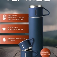 ТЕРМОС VACUUM FLASK SET синий