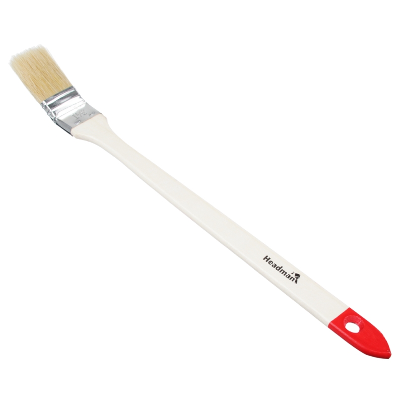 ЕРМАК Кисть радиаторная плоская нат. щетина 1,5 ЕРМАК Кисть радиаторная плоская нат. щетина 1,5" (38мм)