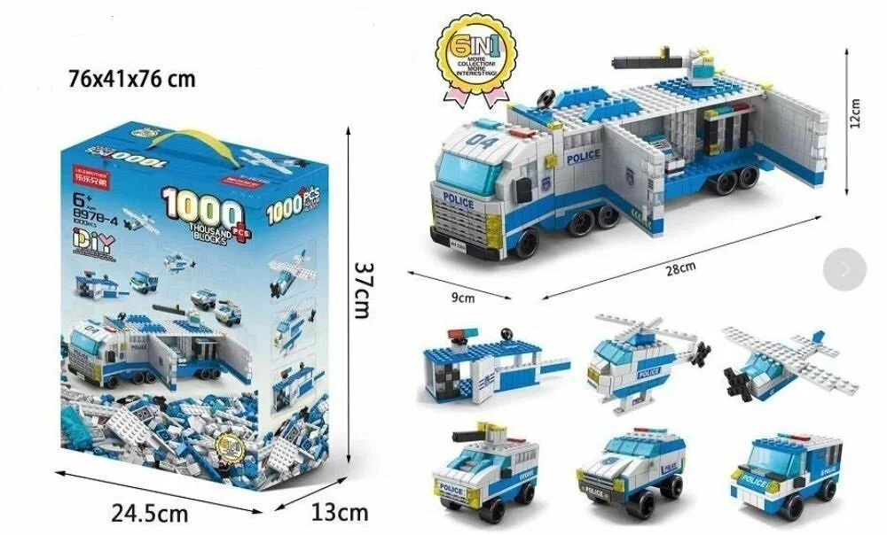 Конструктор Полицейский участок 1000 дет