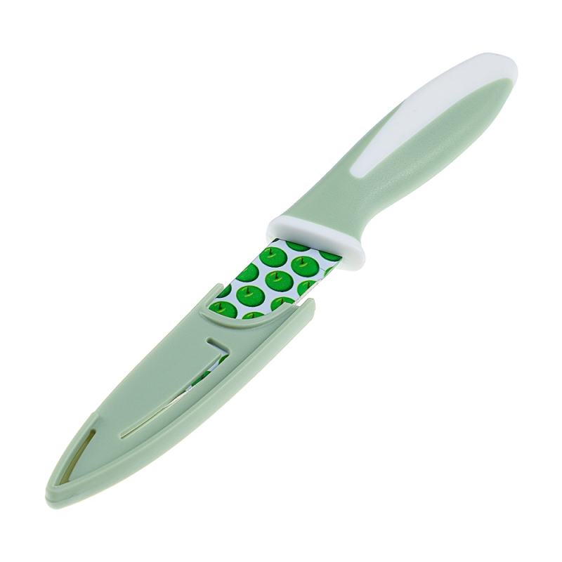 VETTA Нож с антиналипающим покрытием в чехле  VETTA Нож с антиналипающим покрытием в чехле "Фрукты", 21х2,5см