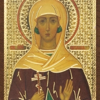 Икона "Наталия Никомидийская", вид 3, 4х6 на МДФ-6