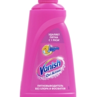 Пятновыводитель жидкий для тканей VANISH Oxi Action, 1л