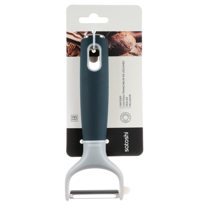 SATOSHI Ривьера Пиллер для чистки овощей, горизонтальное лезвие, нерж.сталь SATOSHI Ривьера Пиллер для чистки овощей, горизонтальное лезвие, нерж.сталь