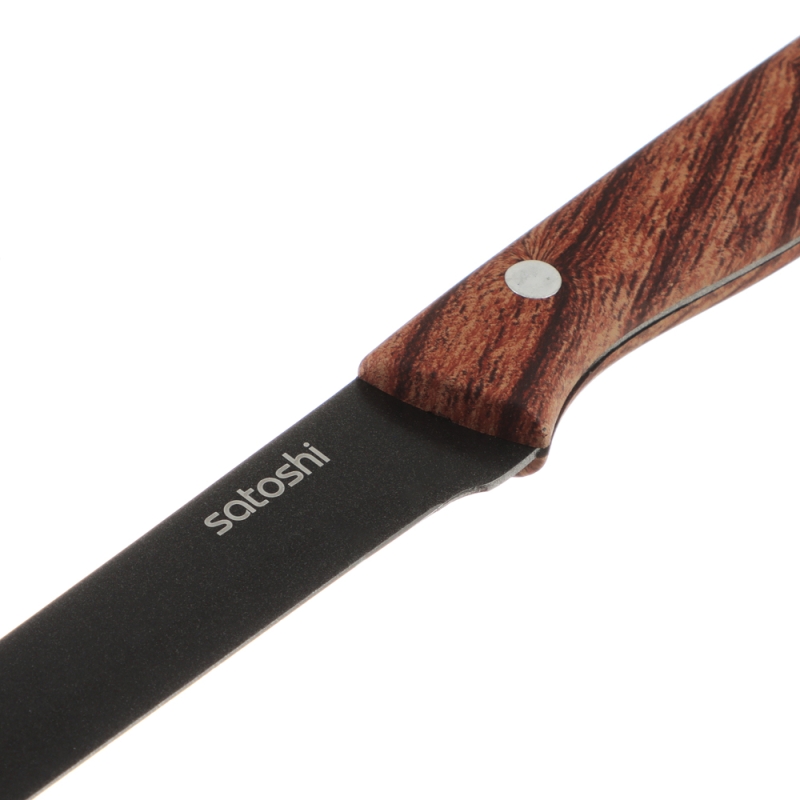 SATOSHI Меллер Нож кухонный универсальный 15см, нерж.сталь с антиналипающим покрытием SATOSHI Меллер Нож кухонный универсальный 15см, нерж.сталь с антиналипающим покрытием