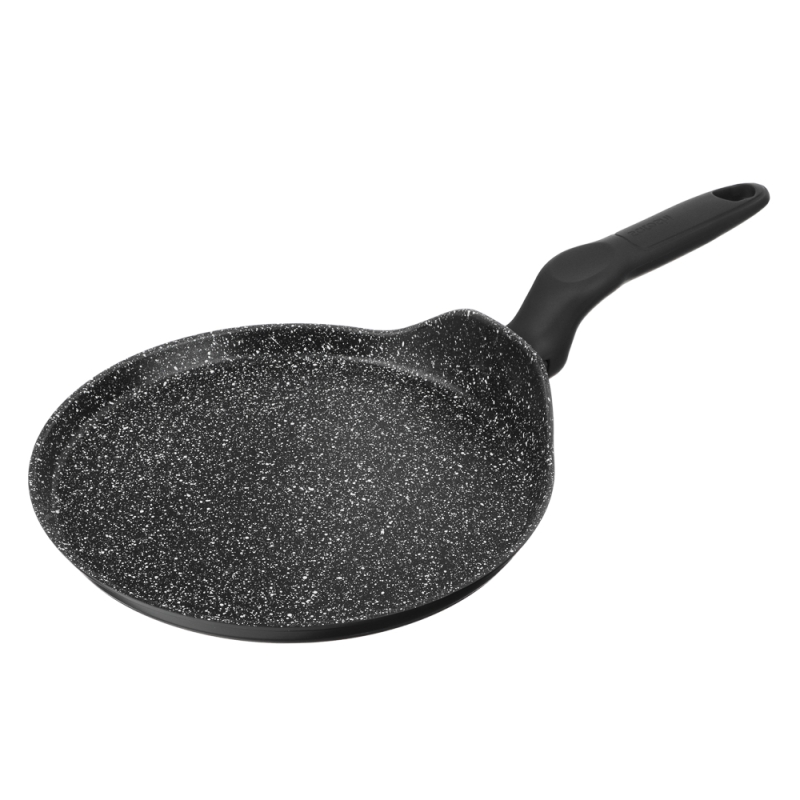 SATOSHI Стоун Сковорода литая блинная d24см, антипригарное покрытие Мрамор, индукция SATOSHI Стоун Сковорода литая блинная d24см, антипригарное покрытие Мрамор, индукция