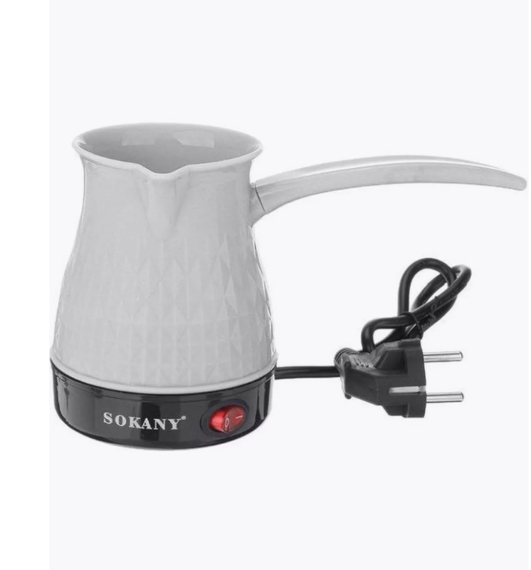 Турка для кофе белая