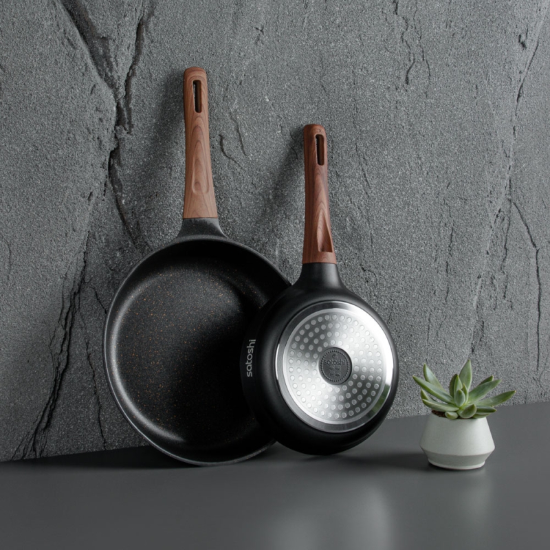 SATOSHI Карнуа Сковорода литая d20см, антипригарное покрытие Мрамор, индукция SATOSHI Карнуа Сковорода литая d20см, антипригарное покрытие Мрамор, индукция