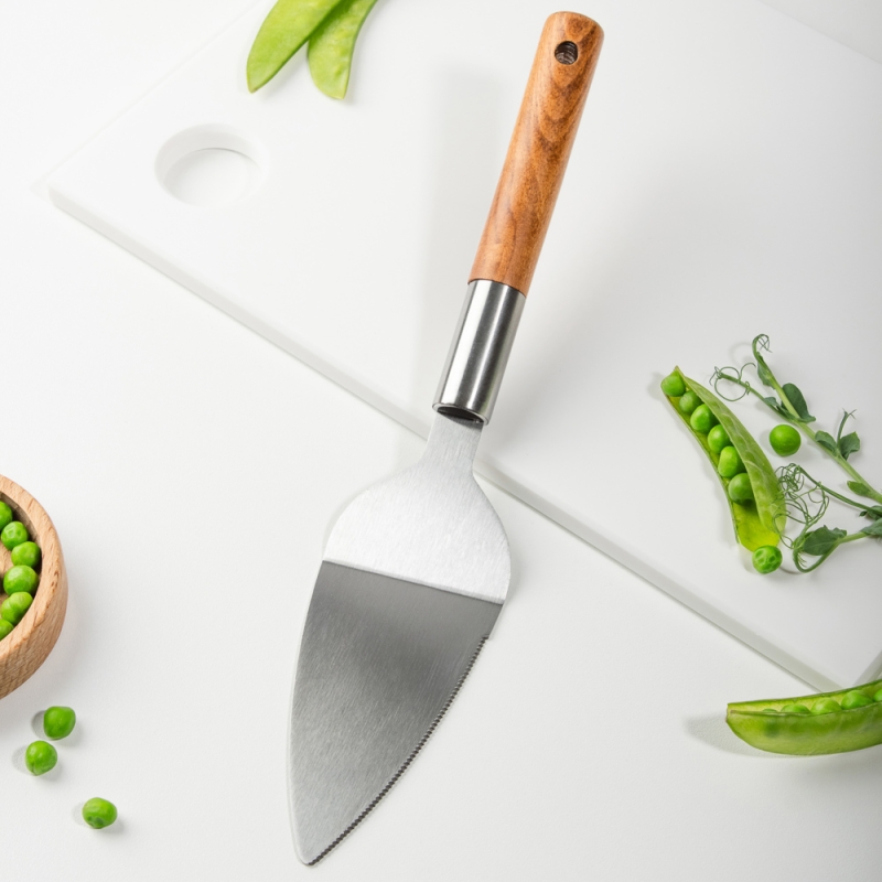 SATOSHI ЭКО Лопатка, 28.2х5.7см, нерж.сталь, бук SATOSHI ЭКО Лопатка, 28.2х5.7см, нерж.сталь, бук