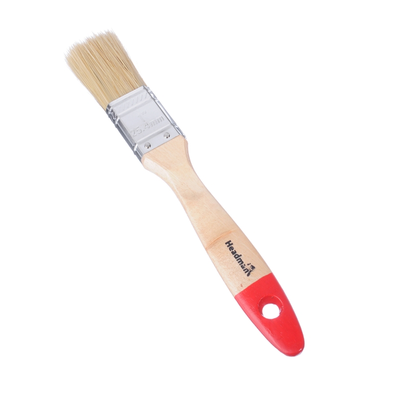 HEADMAN Кисть малярная плоская HEADMAN Кисть малярная плоская "Евро" нат. щетина 1" (25мм)