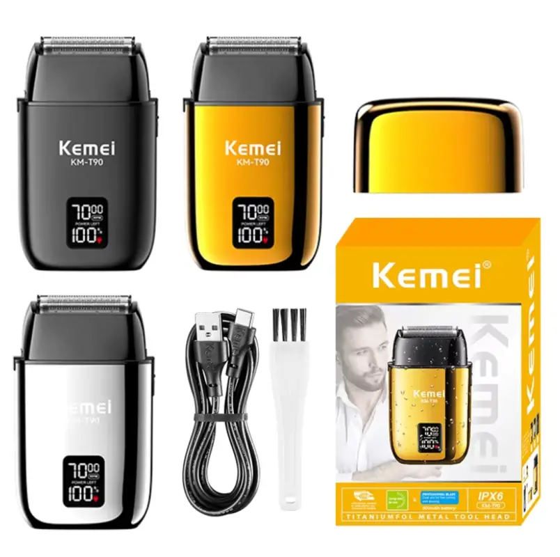 Электробритва шейвер Kemei KM-T90 (цвет в ассортименте)