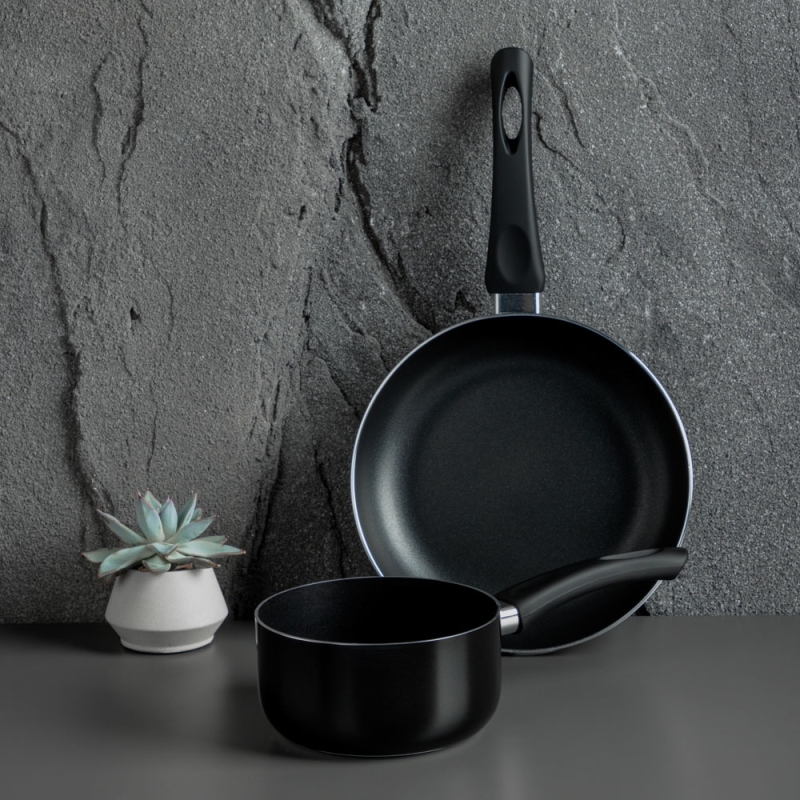 SATOSHI Графит Ковш d16х8см, антипригарное покрытие, индукция SATOSHI Графит Ковш d16х8см, антипригарное покрытие, индукция