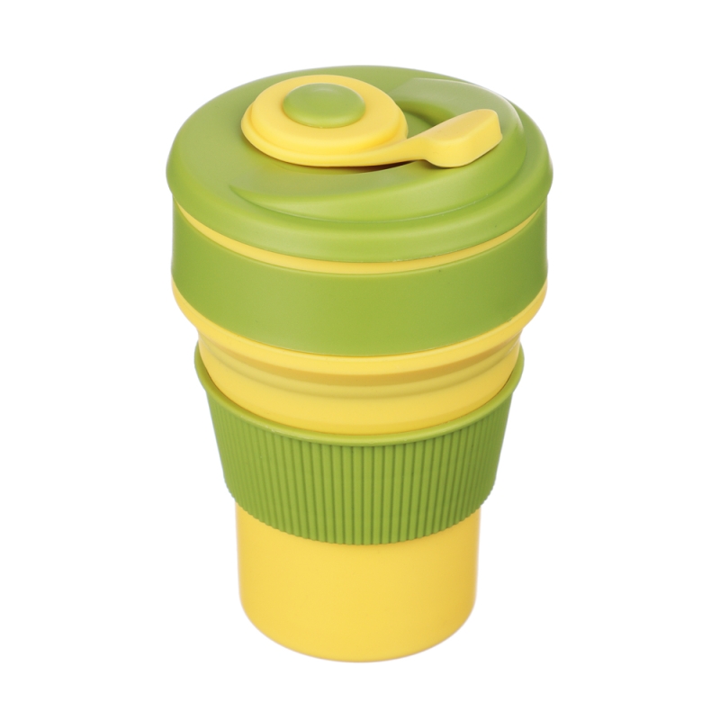 VETTA Стакан складной с крышкой, 12,7х8,8см, силикон, полипропилен VETTA Стакан складной с крышкой, 12,7х8,8см, силикон, полипропилен