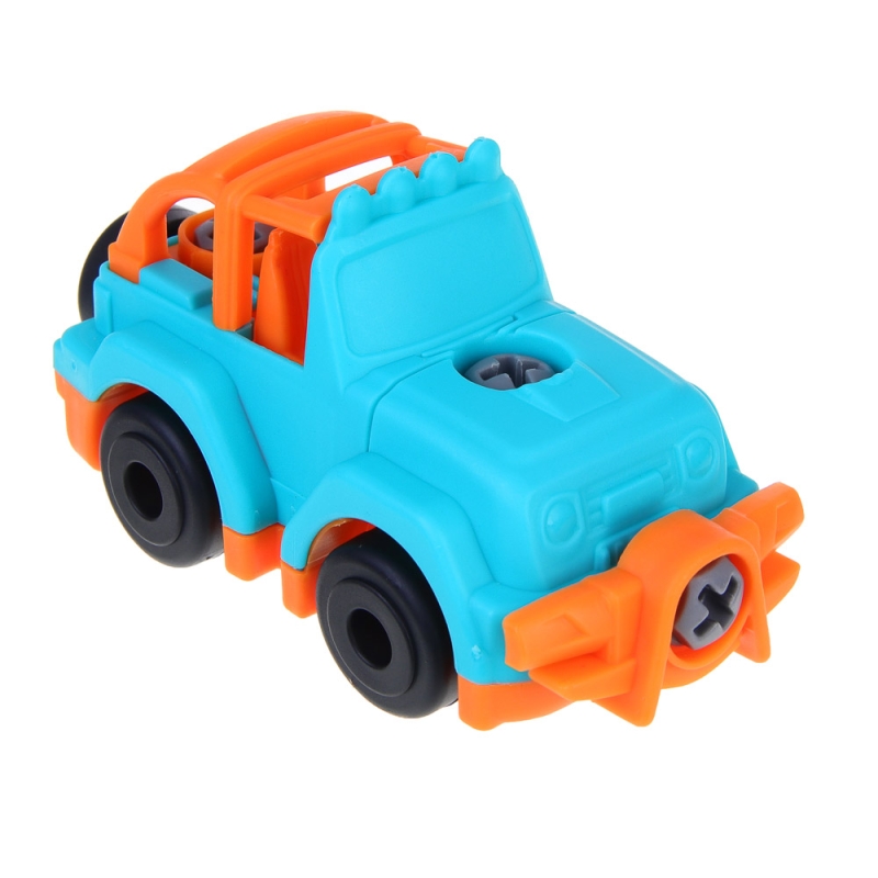 ИГРОЛЕНД Конструктор развивающий  ИГРОЛЕНД Конструктор развивающий "Спецтехника" с отвертками, 54 детали, PP, 26х6,5х20 см