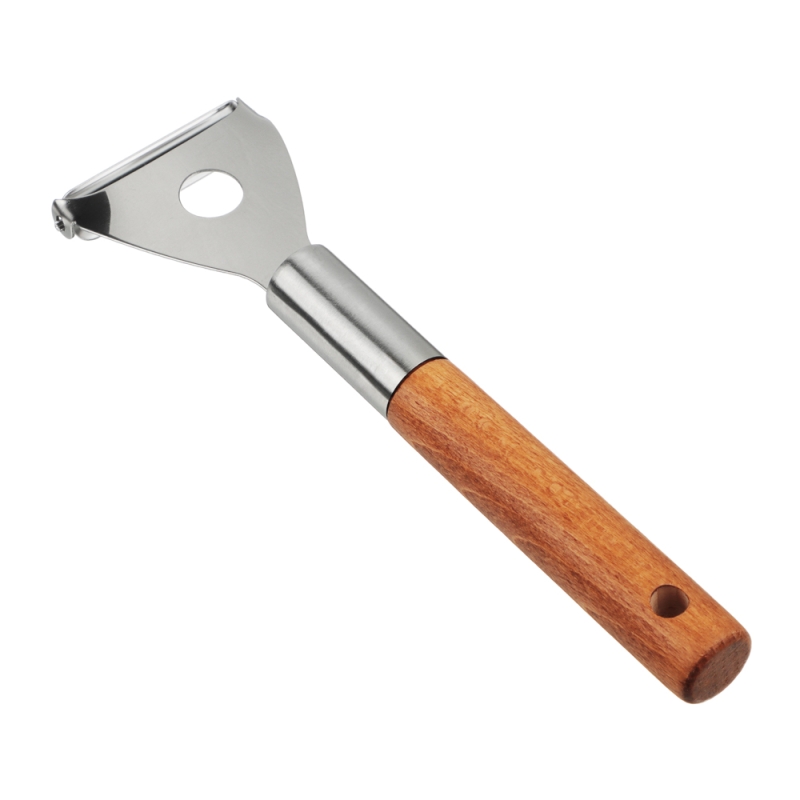 SATOSHI ЭКО Овощечистка ЭКО, 18.5х5.5см, нерж.сталь, бук SATOSHI ЭКО Овощечистка ЭКО, 18.5х5.5см, нерж.сталь, бук