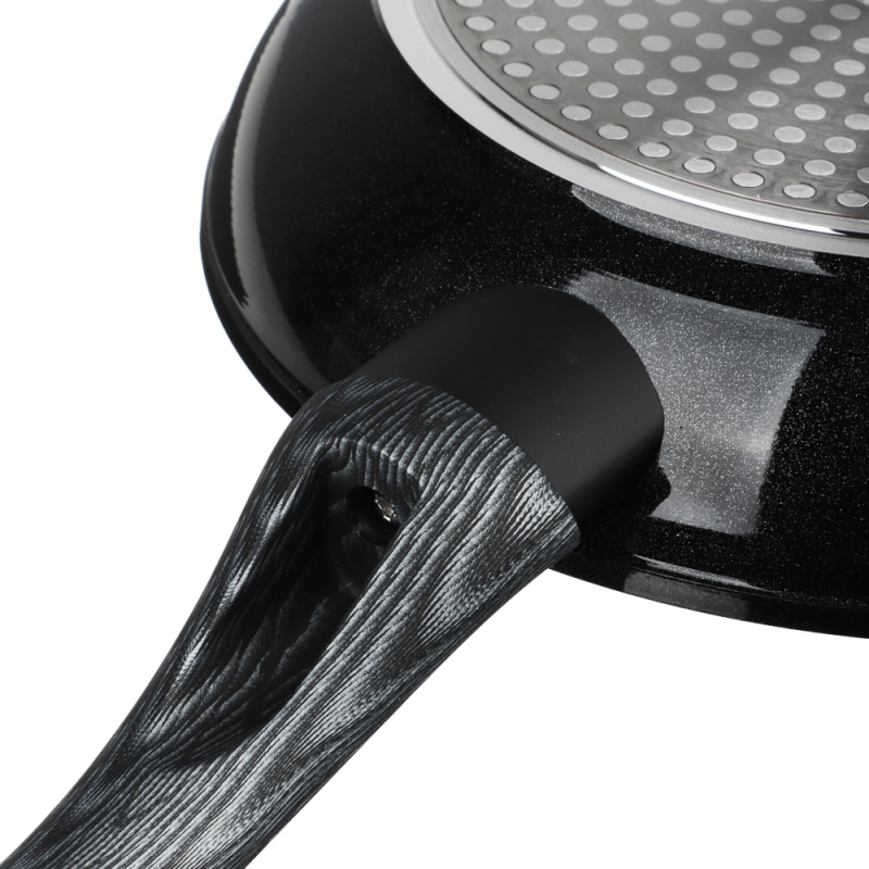 SATOSHI Карбон Сковорода литая d24см, антипригарное покрытие Мрамор, индукция SATOSHI Карбон Сковорода литая d24см, антипригарное покрытие Мрамор, индукция