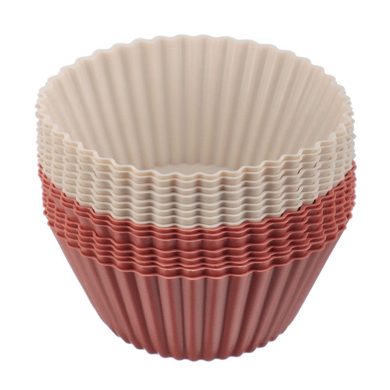 VETTA Набор форм силиконовых 16шт, 6,5x3,3см, VETTA Набор форм силиконовых 16шт, 6,5x3,3см, "Кекс", 3 цвета