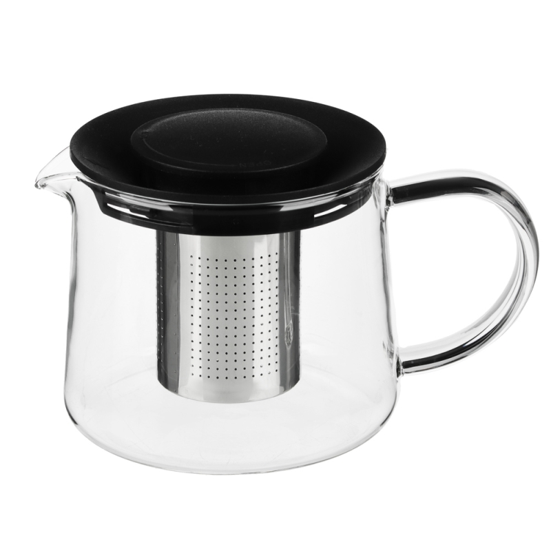SATOSHI Цейлон Чайник заварочный 600мл, жаропрочное стекло SATOSHI Цейлон Чайник заварочный 600мл, жаропрочное стекло